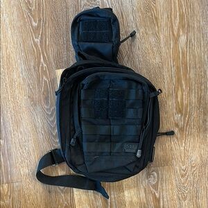 5.11 Tactical Black sling pack with Durable Design TCC EUC